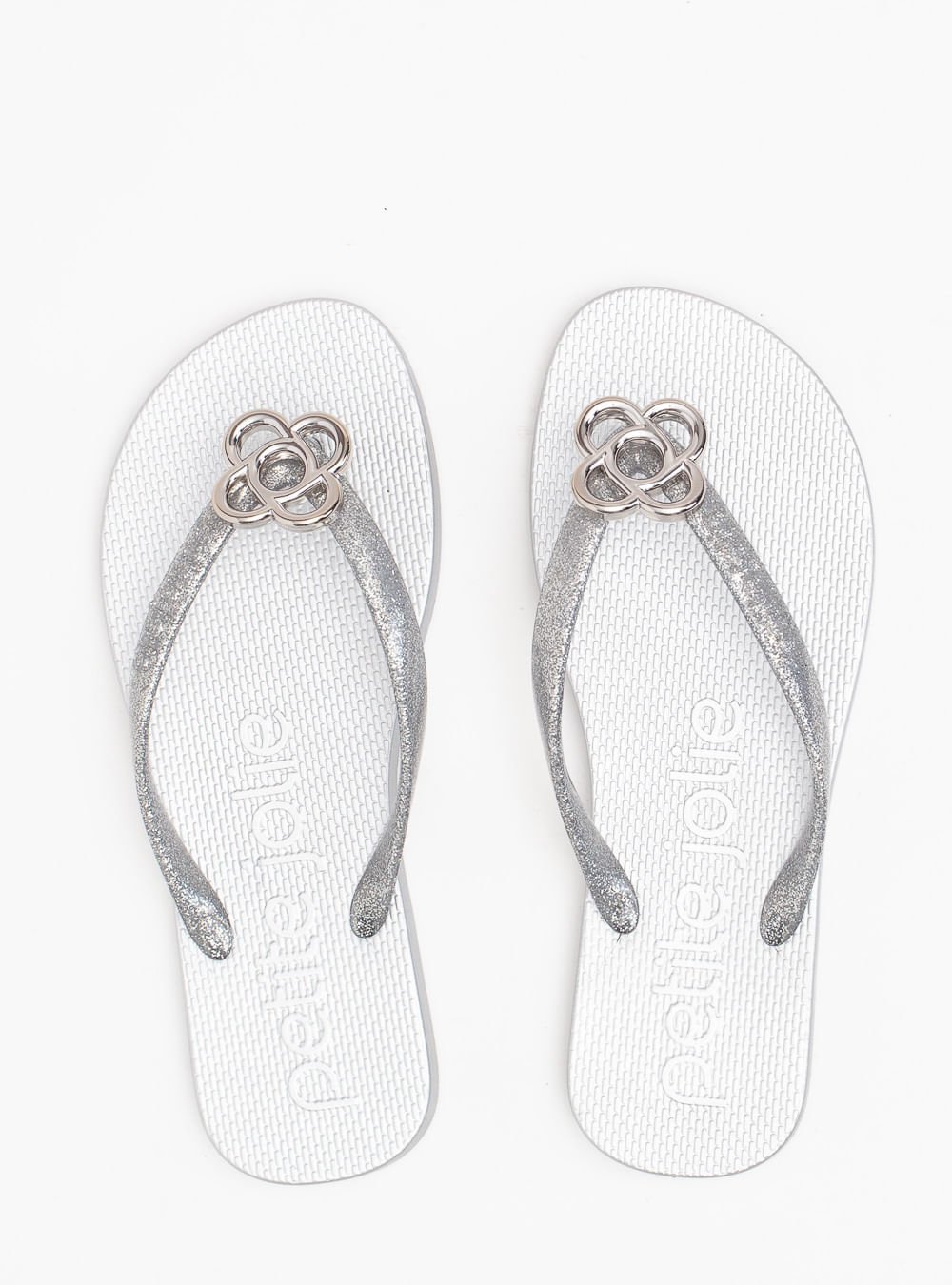 Chinelo Petite Jolie Fresh Full Glitter Prata/Ice PJ7704 Prata 3