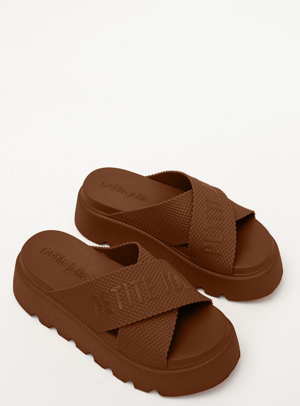 Tamanco Petite Jolie Smash Up Chocolate PJ7588 Marrom 2