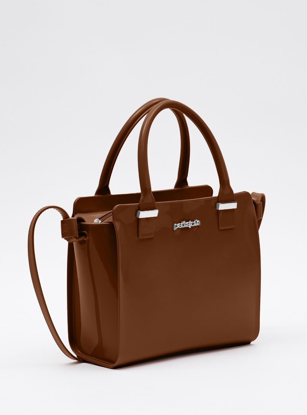 Bolsa Petite Jolie Love II Chocolate PJ5214II Marrom 3