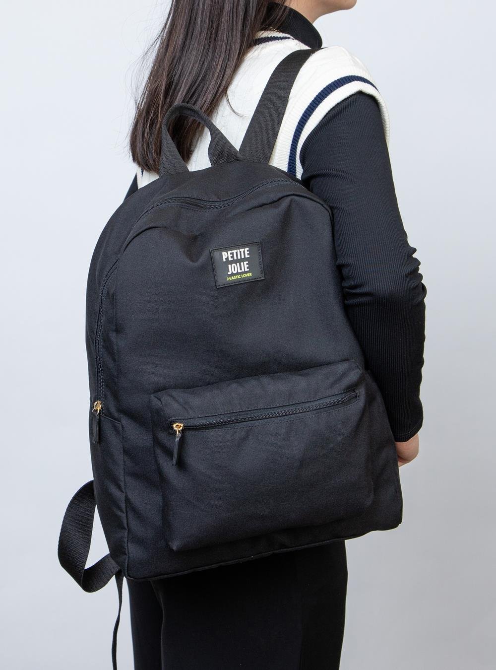 Mochila Petite Jolie Teen Preto PJ11055II Preto 6