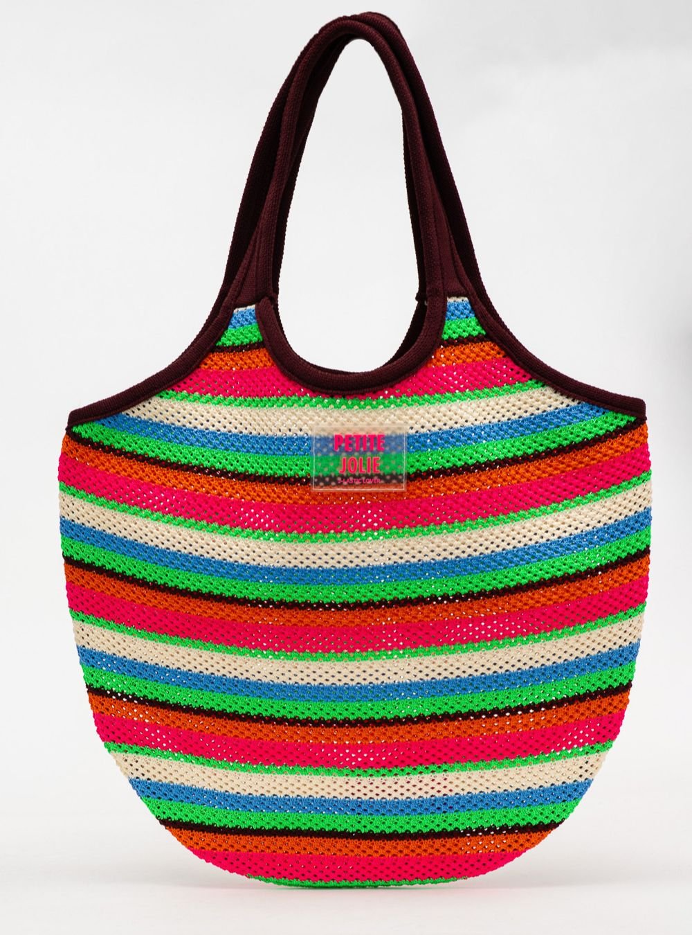 Bolsa Petite Jolie Maiorca Crochê Multicolor PJ11380