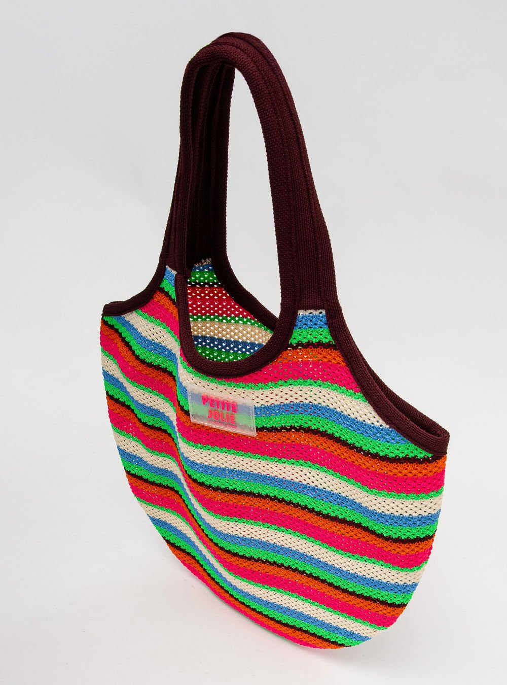 Bolsa Petite Jolie Maiorca Crochê Multicolor PJ11380 Multicores 2