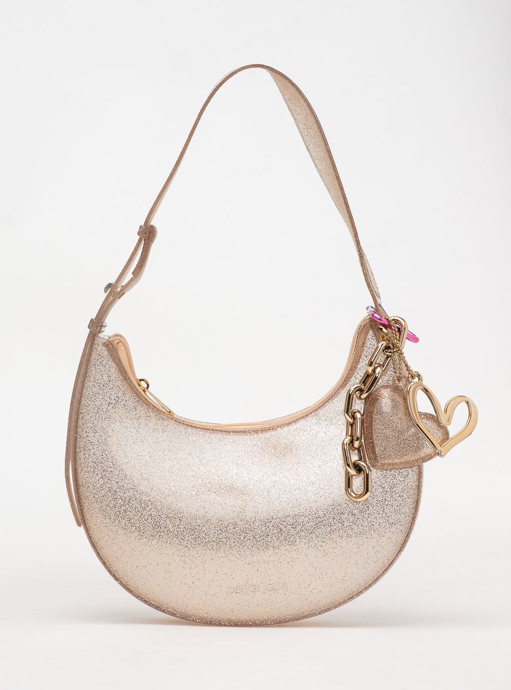 Bolsa Petite Jolie Moon Glitter Ouro Light PJ11327