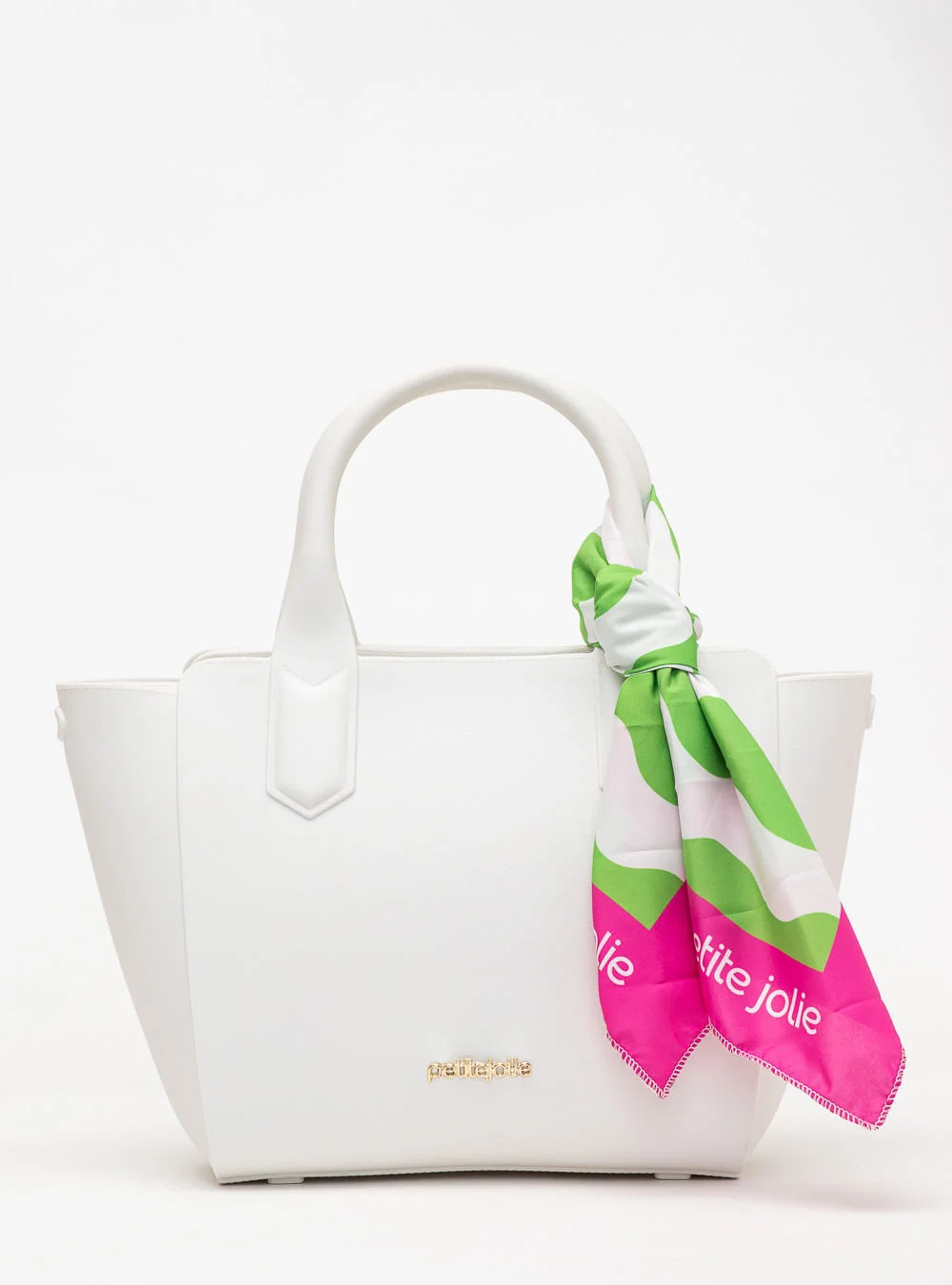 Lenço Petite Jolie Deu Praia 2 PJ20335 Branco/Verde 2