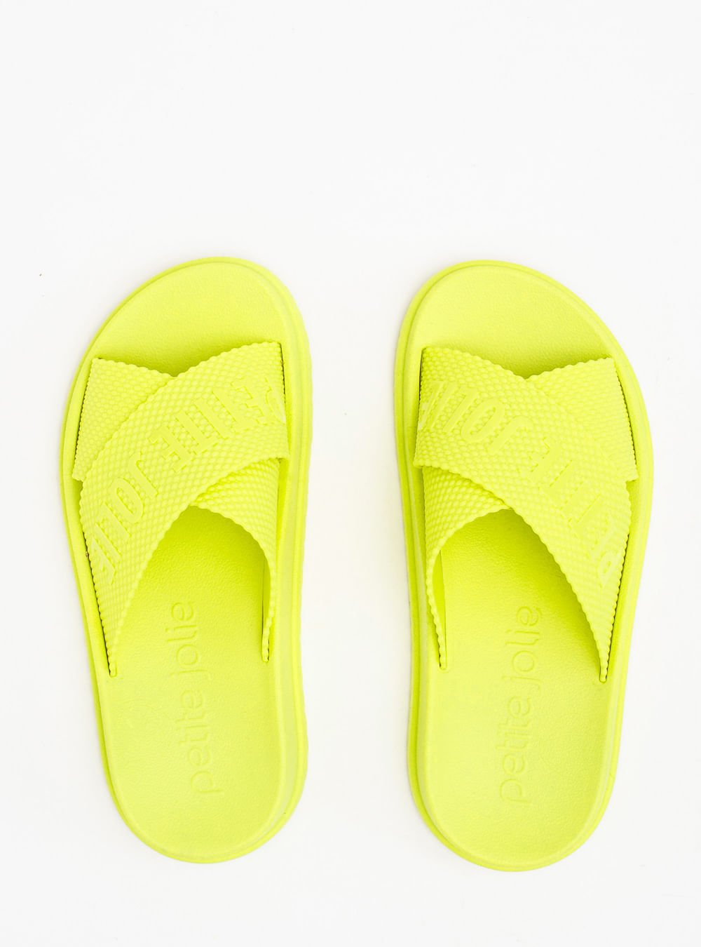 Chinelo Petite Jolie Smash Limão PJ6812II Verde 3