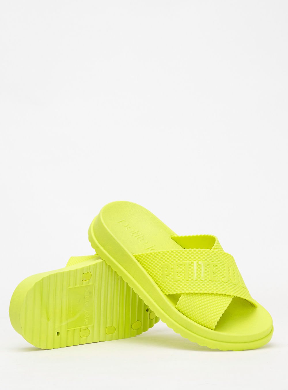 Chinelo Petite Jolie Smash Limão PJ6812II Verde 5