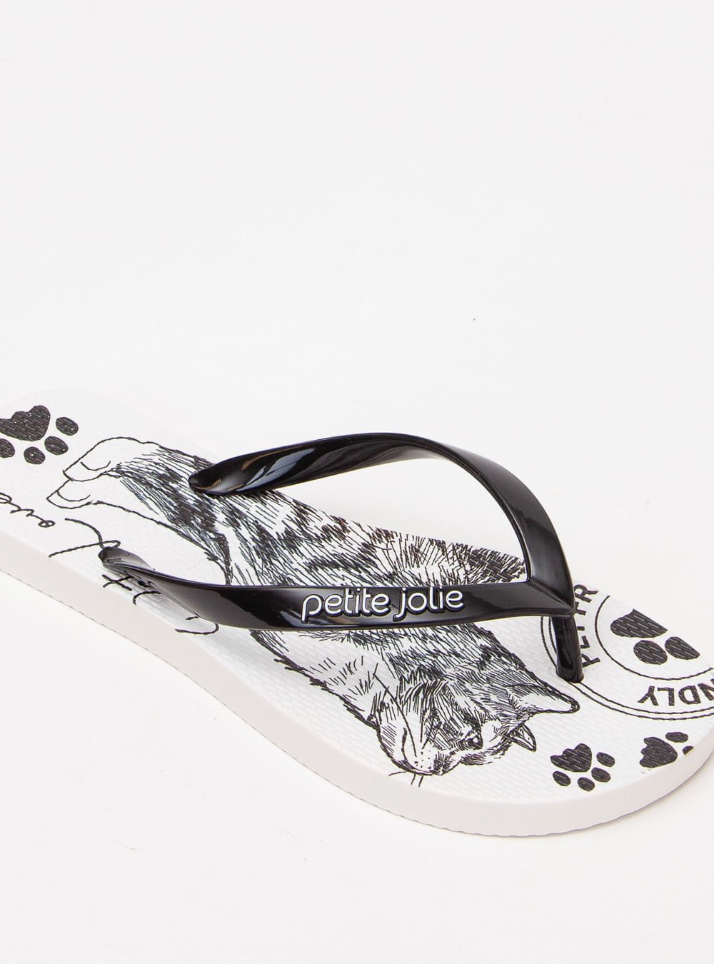 Chinelo Petite Jolie Fresh Preto/Pet Lovers 12 PJ6969 Preto 4
