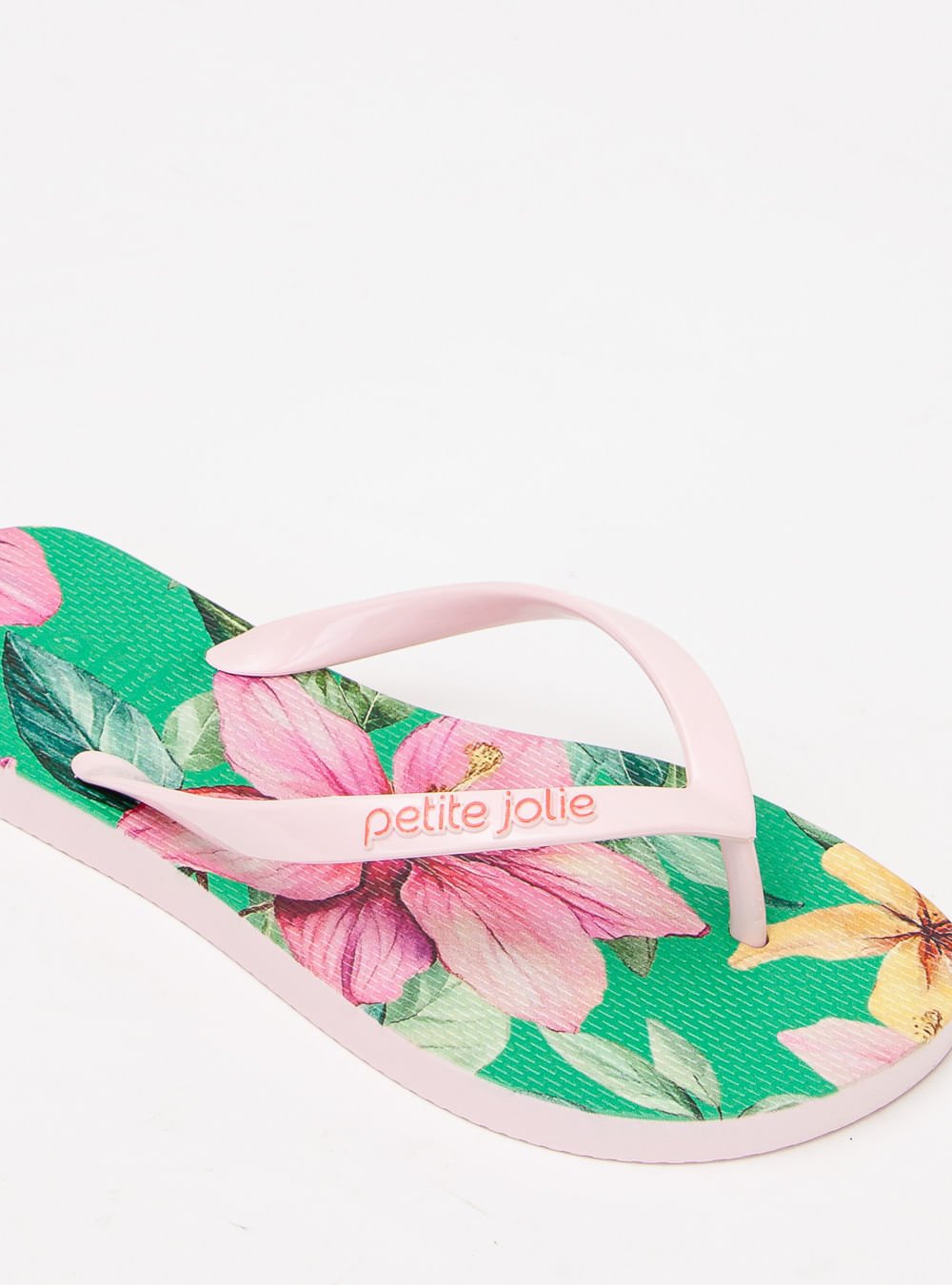 Chinelo Petite Jolie Fresh Pink Gelato/Floral 15 PJ6969 Branco 3