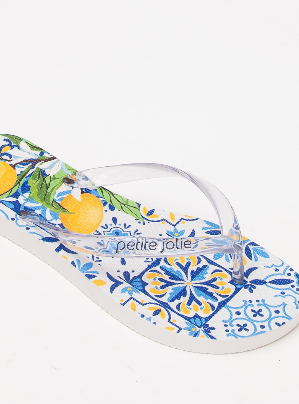 Chinelo Petite Jolie Fresh Translúcido/Frutas 5 PJ6969 Azul 4