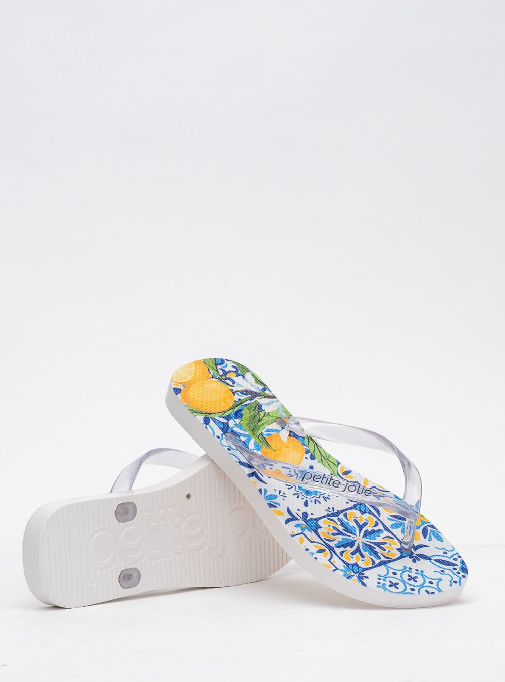 Chinelo Petite Jolie Fresh Translúcido/Frutas 5 PJ6969 Azul 5