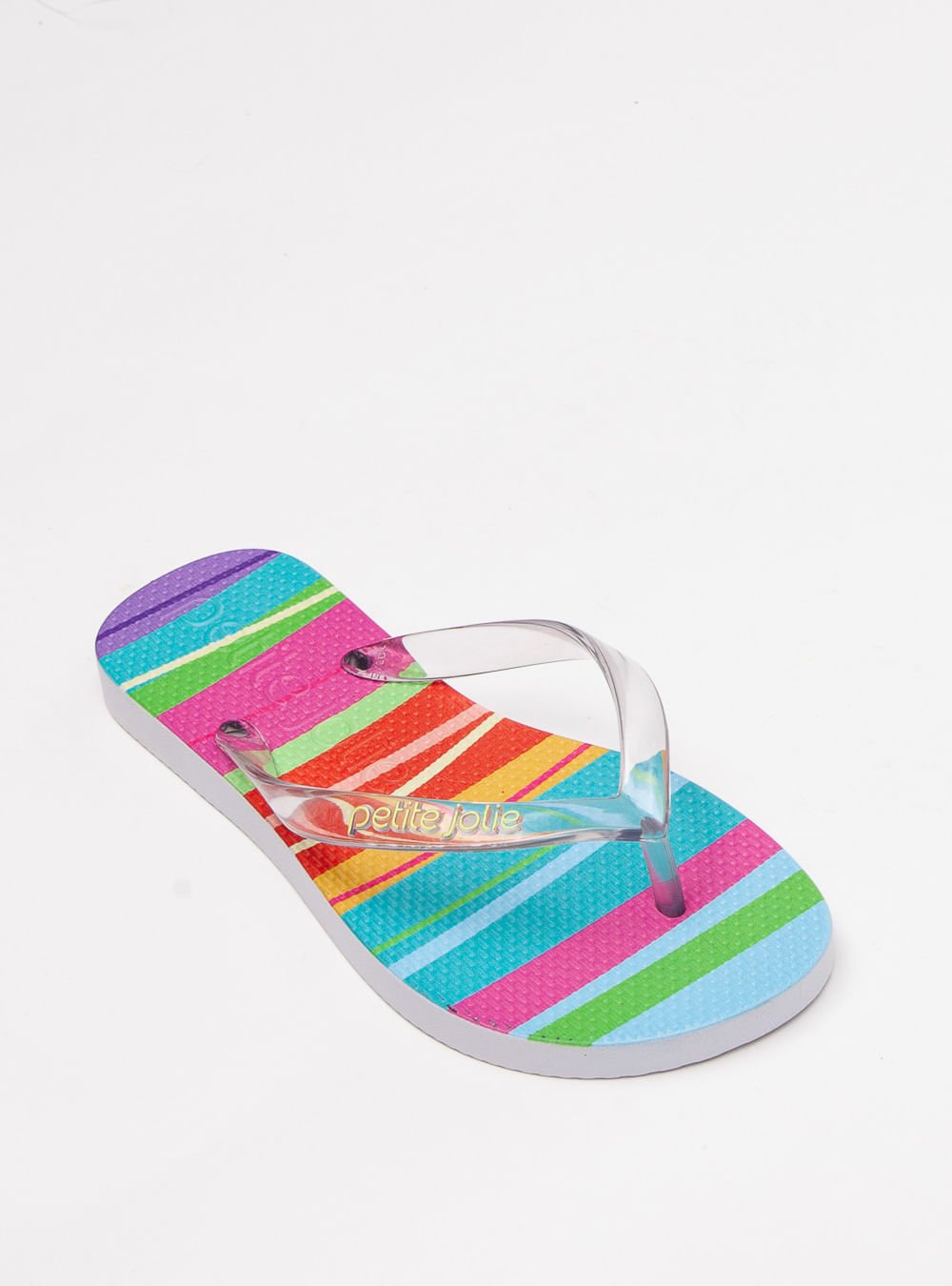 Chinelo Infantil Petite Jolie Listras Coloridas 5 PJ6969IN Multicores 4