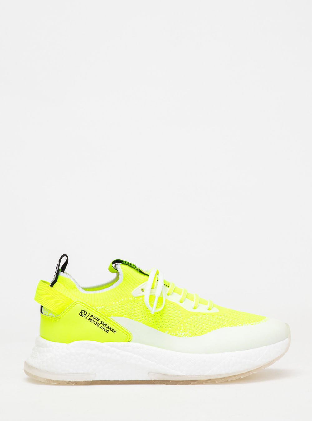 Tênis Petite Jolie Puff Sneaker Amarelo Neon PJ7130II