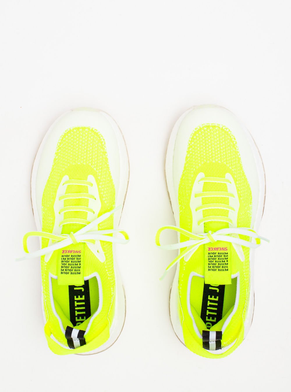 Tênis Petite Jolie Puff Sneaker Amarelo Neon PJ7130II Amarelo 3