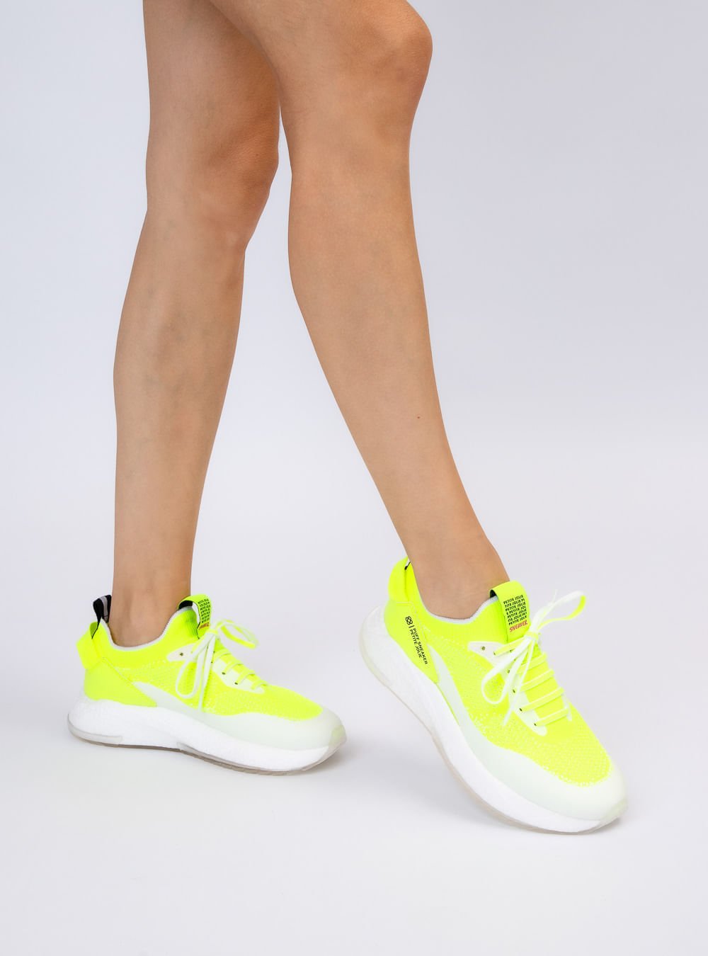 Tênis Petite Jolie Puff Sneaker Amarelo Neon PJ7130II Amarelo 6