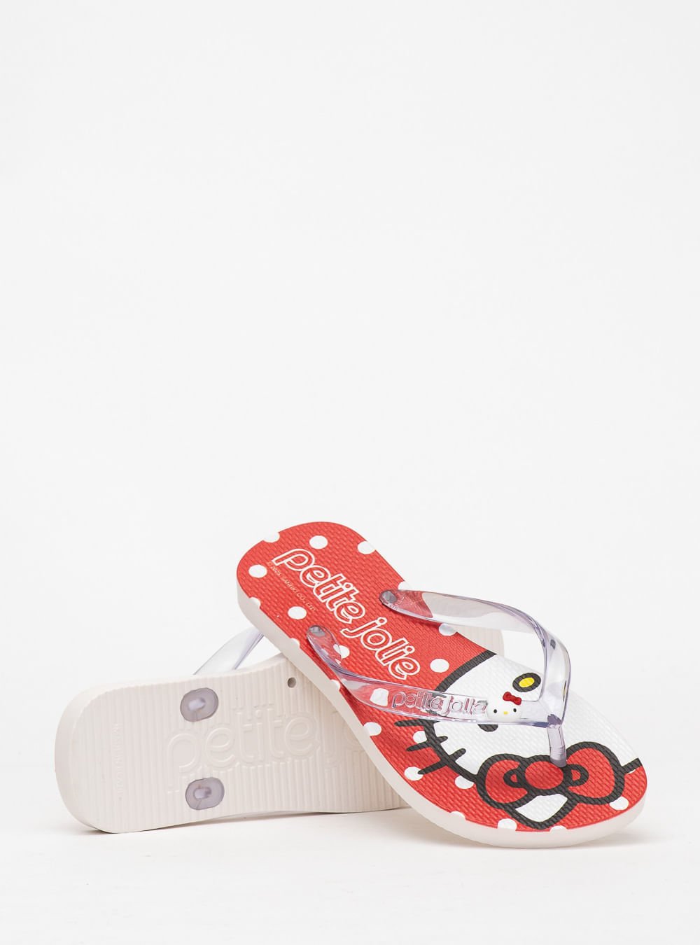 Chinelo Infantil Petite Jolie Hello Kitty 14 PJ7206INHK Vermelho 4