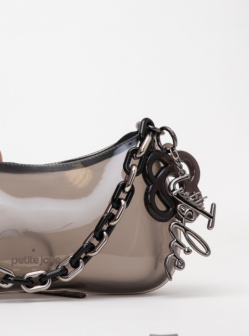 Bolsa Petite Jolie Icon Bag Preto Translúcido PJ11182 Preto 4
