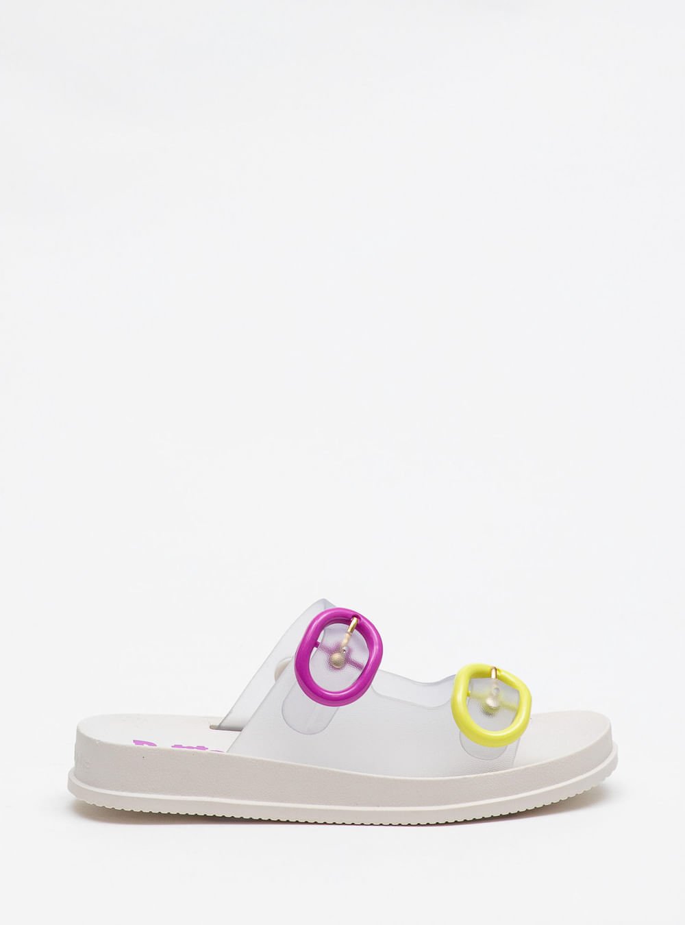 Chinelo Petite Jolie Cake IN Translúcido/White PJ6543IN