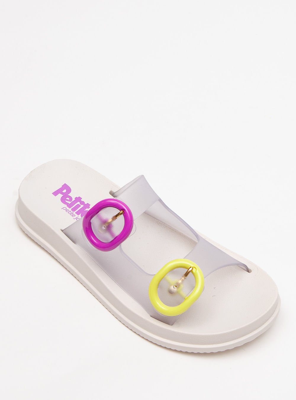 Chinelo Petite Jolie Cake IN Translúcido/White PJ6543IN Branco 2