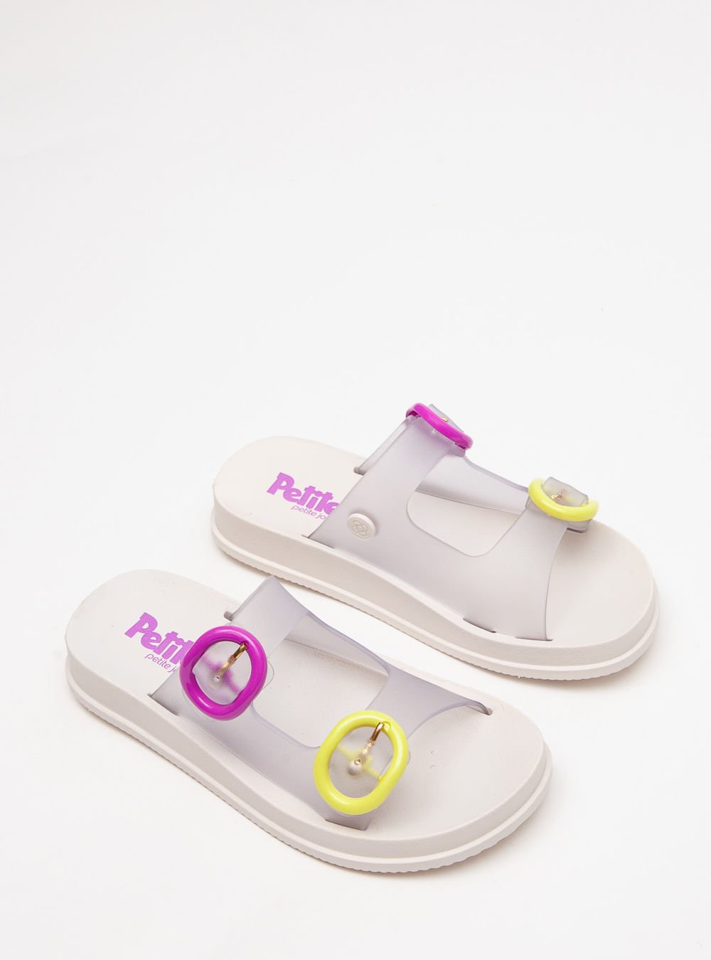 Chinelo Petite Jolie Cake IN Translúcido/White PJ6543IN Branco 4