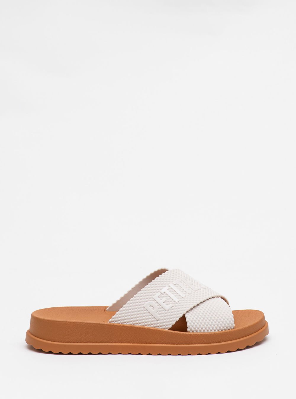 Chinelo Petite Jolie Smash White/Doce De Leite PJ6812II