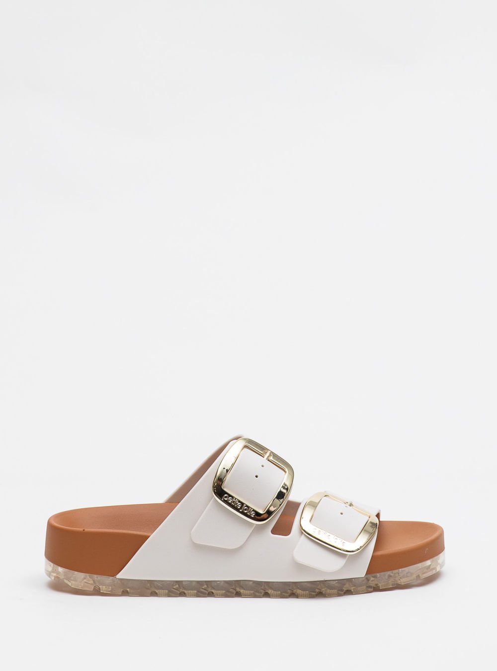 Chinelo Petite Jolie Lovin' Flat White/Doce De Leite PJ7279