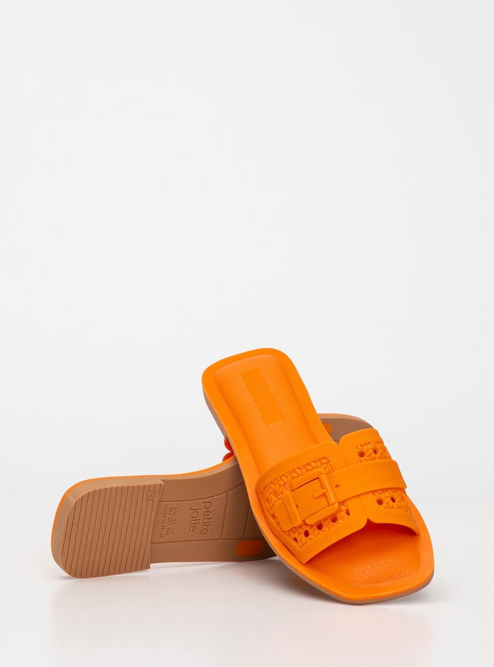 Chinelo Petite Jolie Freshy Laranja/Camel PJ6222 Laranja 5