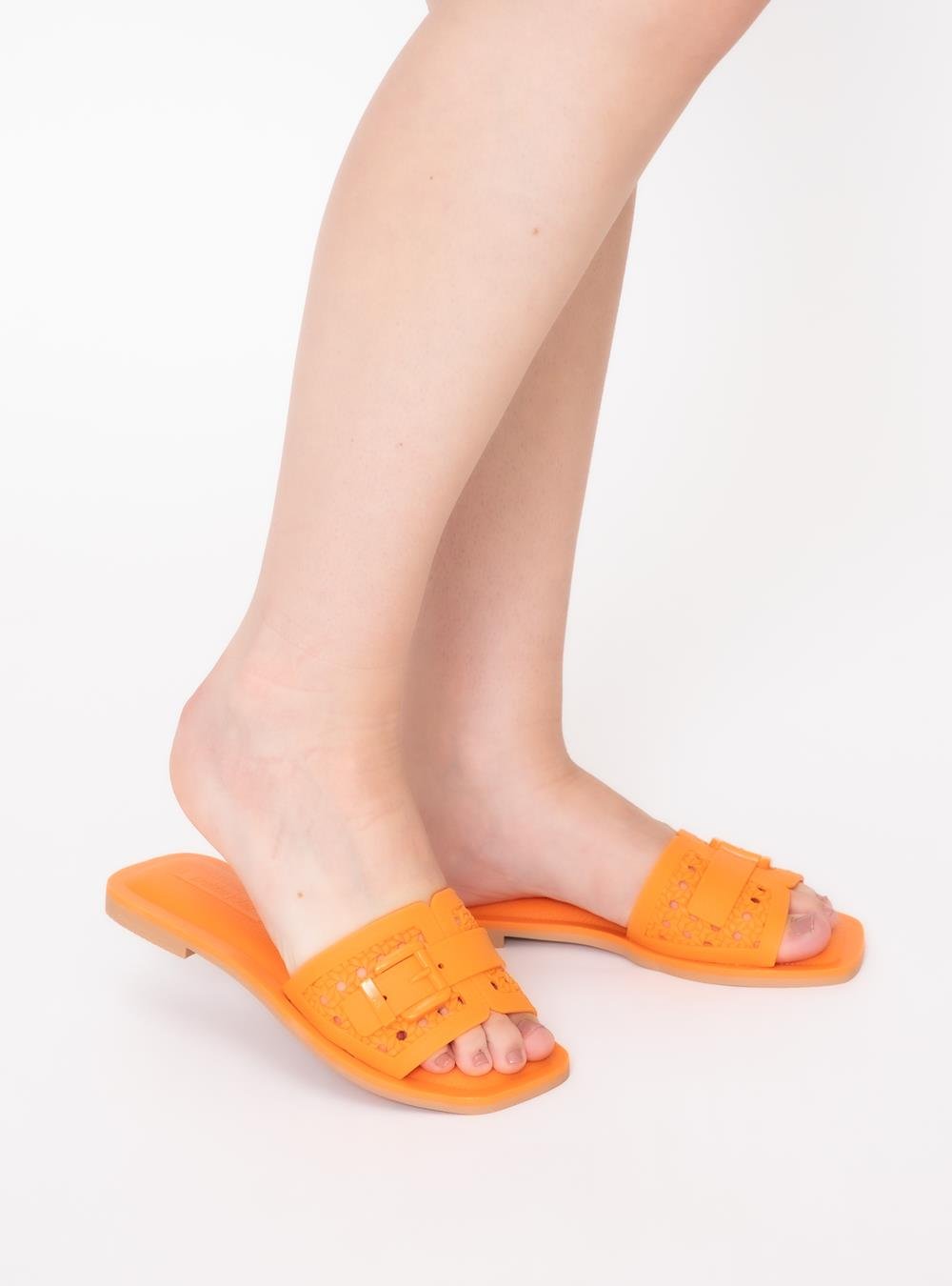 Chinelo Petite Jolie Freshy Laranja/Camel PJ6222 Laranja 6