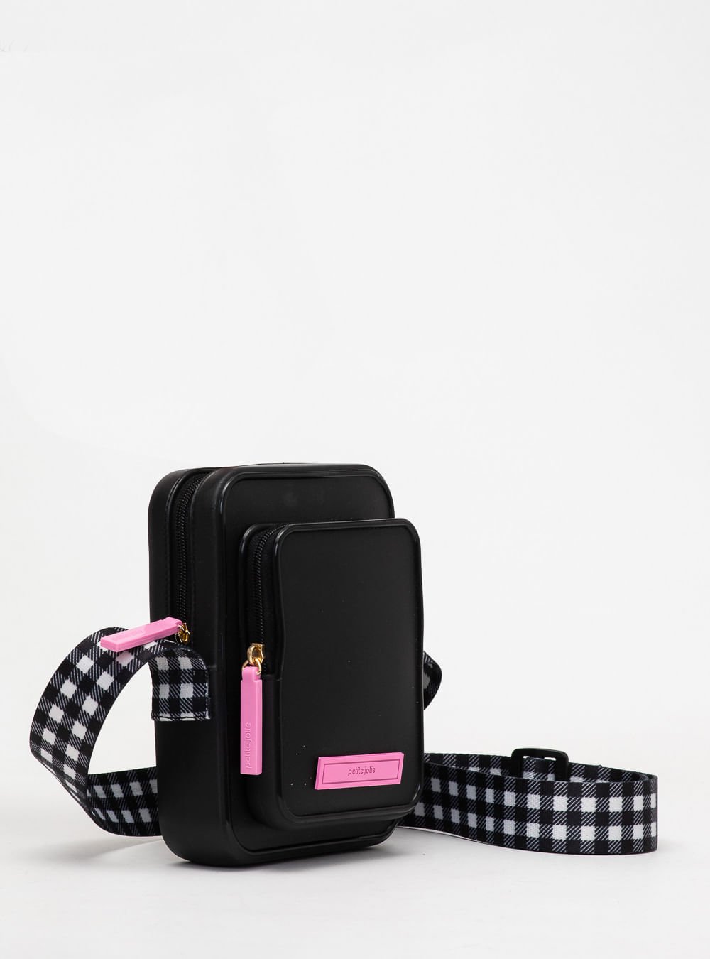 Bolsa Infantil Petite Jolie Ted Preto/Bubble Pink PJ10085IN Preto 3