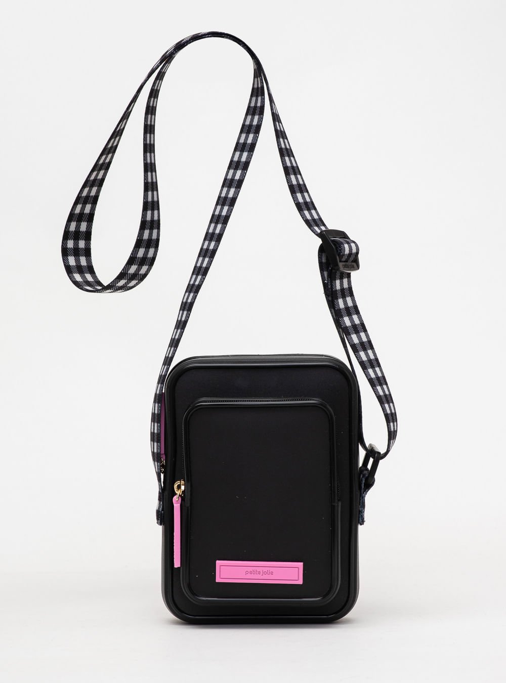 Bolsa Infantil Petite Jolie Ted Preto/Bubble Pink PJ10085IN Preto 5