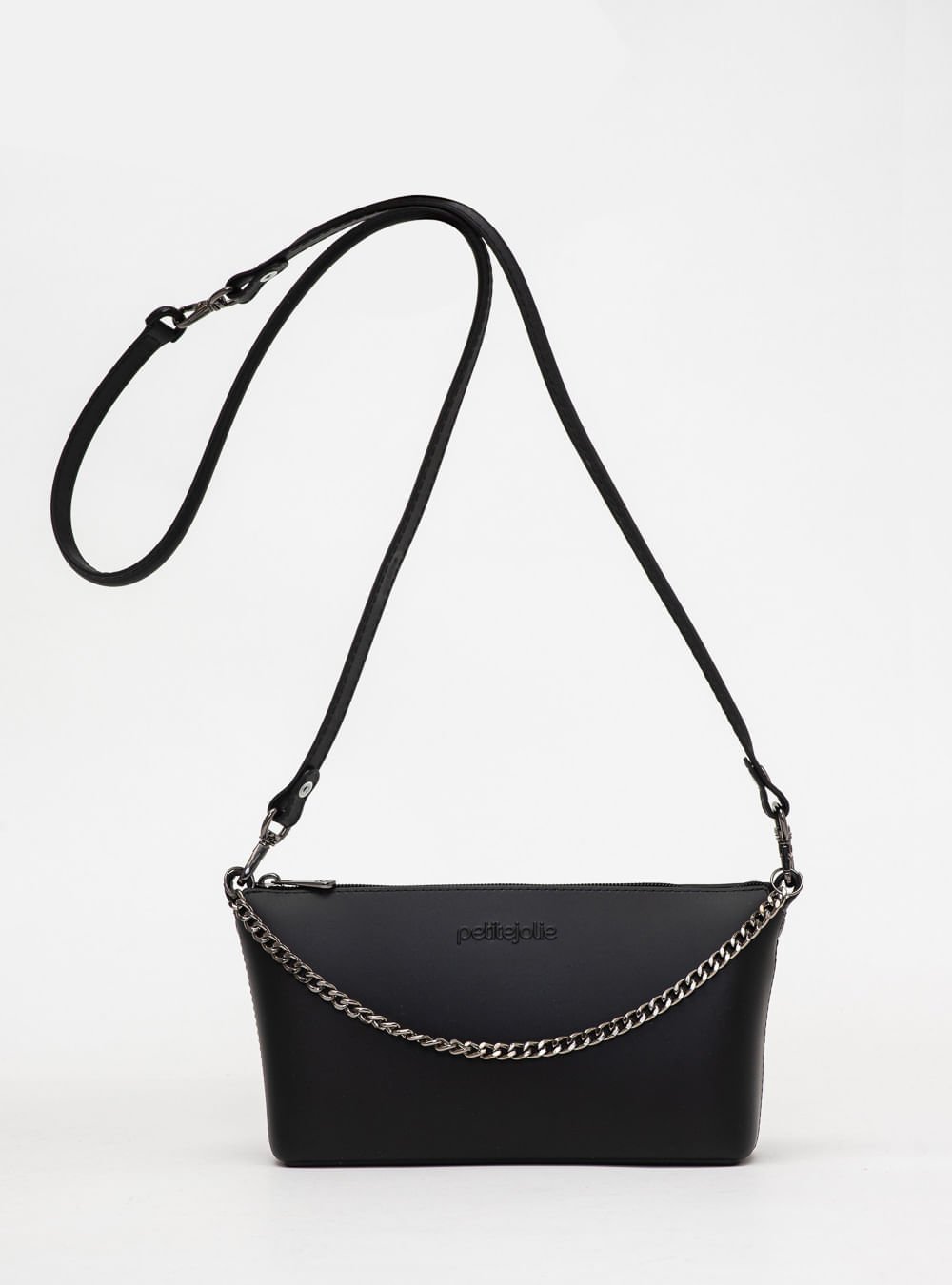 Bolsa Petite Jolie Sasha Preto/Grafite PJ11339 Preto 4