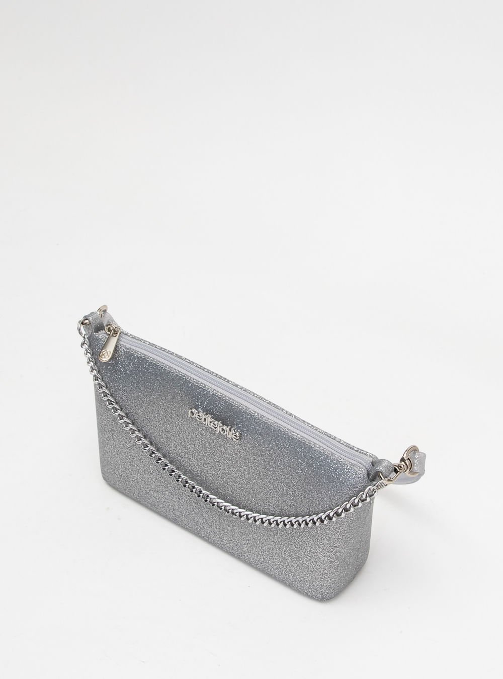Bolsa Petite Jolie Sasha Full Glitter Prata PJ11339A Prata 2