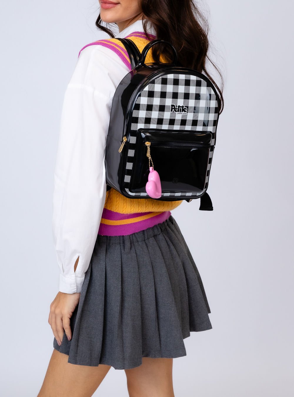 Mochila Infantil Petite Jolie Lizzy In Preto PJ11348IN Preto 6