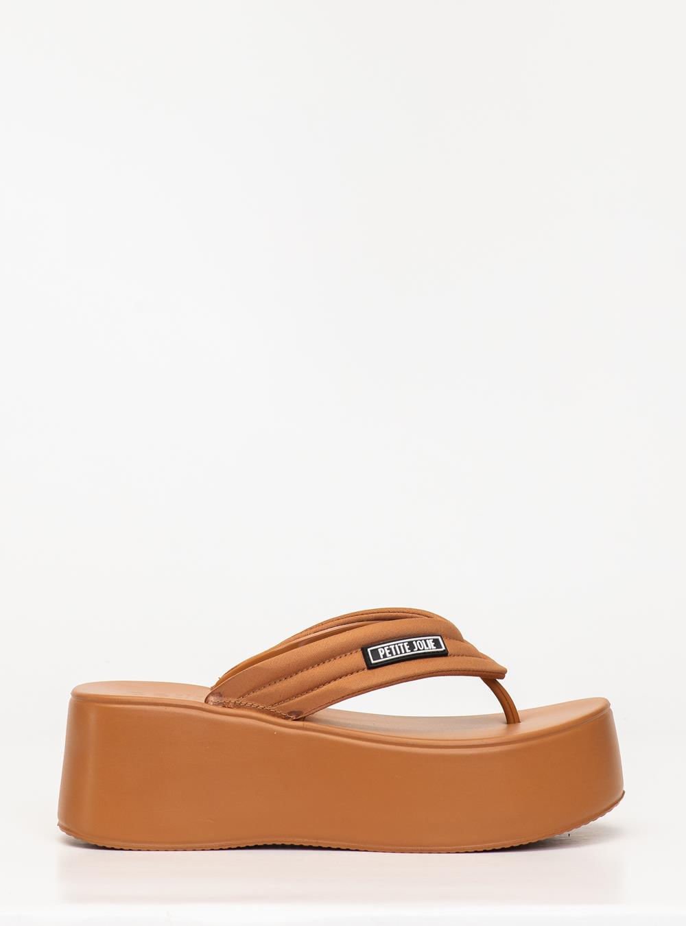 Chinelo Petite Jolie Plus II Doce De Leite PJ7522II