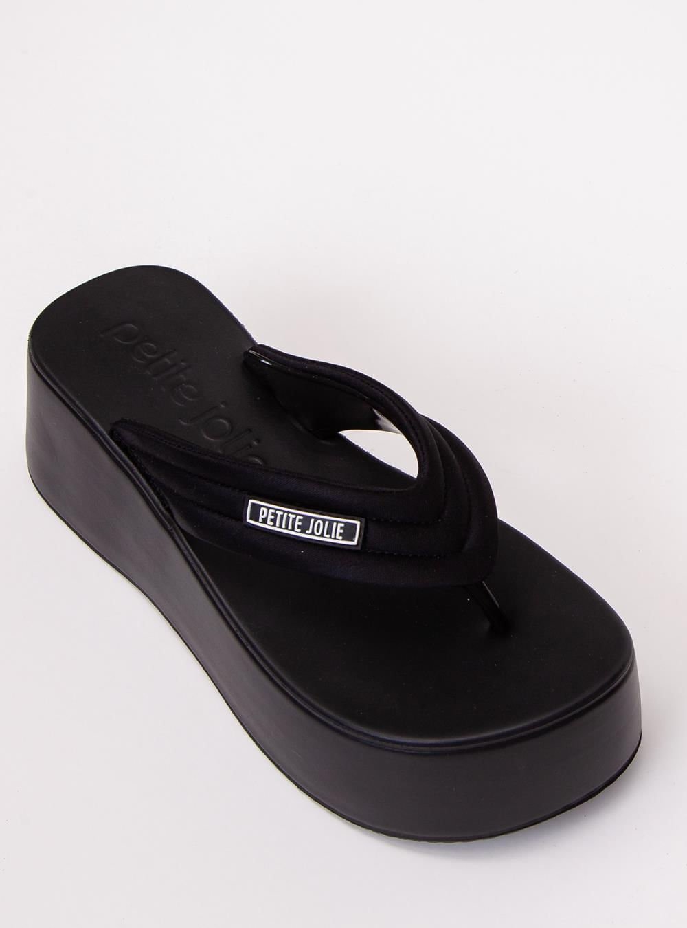 Chinelo Petite Jolie Plus II Preto PJ7522II Preto 3