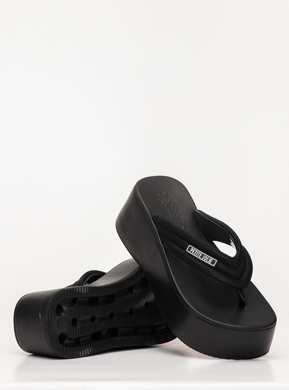 Chinelo Petite Jolie Plus II Preto PJ7522II Preto 5