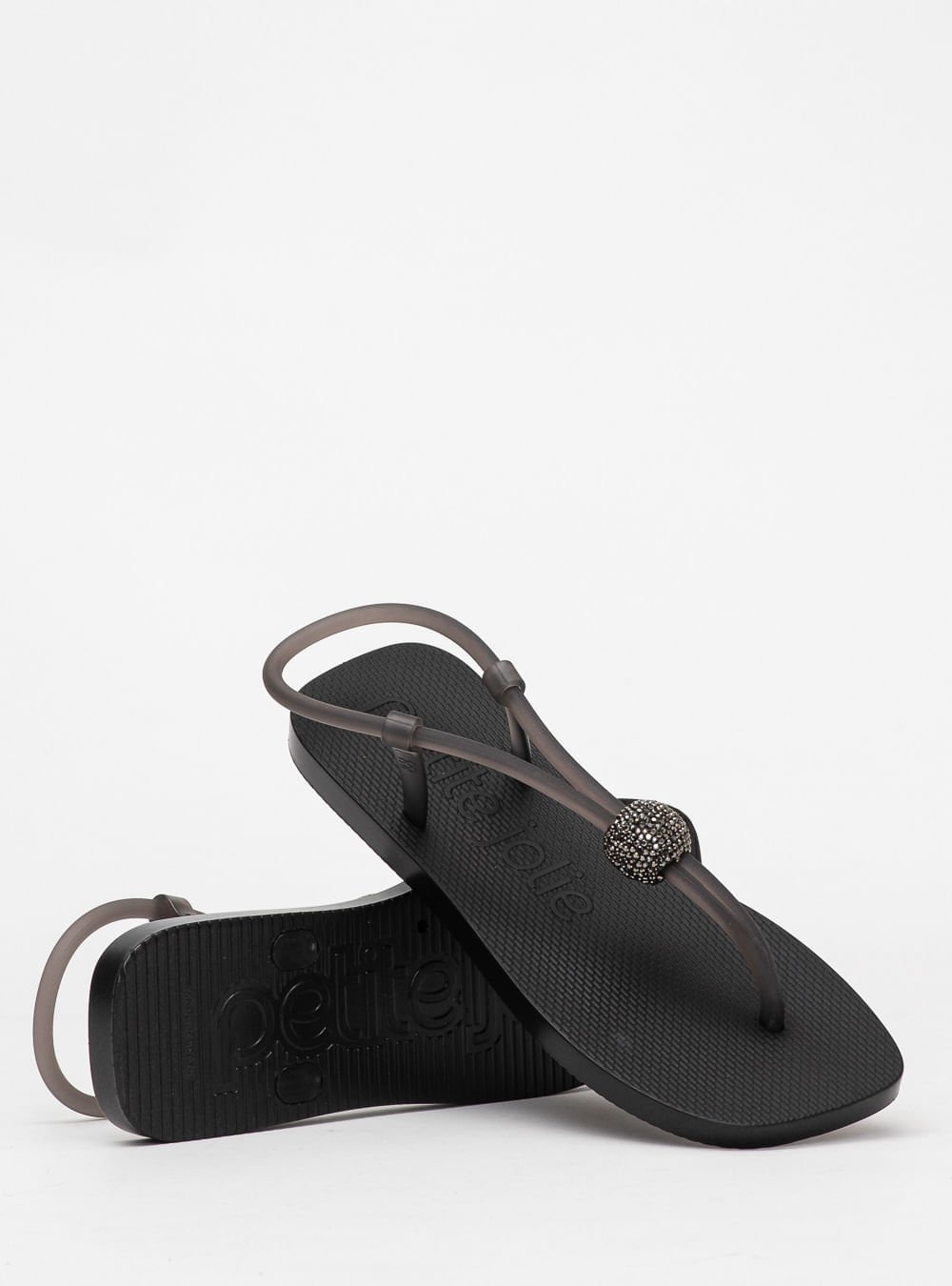 Sandália Petite Jolie Refresh Sandal Preto PJ7676 Preto 5