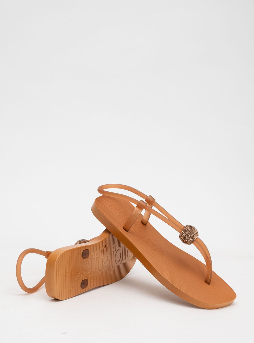 Sandália Petite Jolie Refresh Sandal Doce De Leite PJ7676 Marrom 5