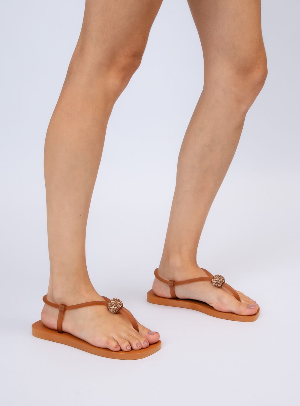 Sandália Petite Jolie Refresh Sandal Doce De Leite PJ7676 Marrom 6