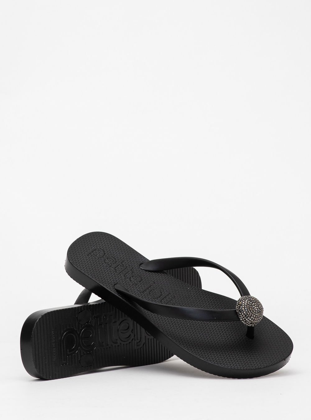 Chinelo Petite Jolie Fresh Preto PJ7677 Preto 5