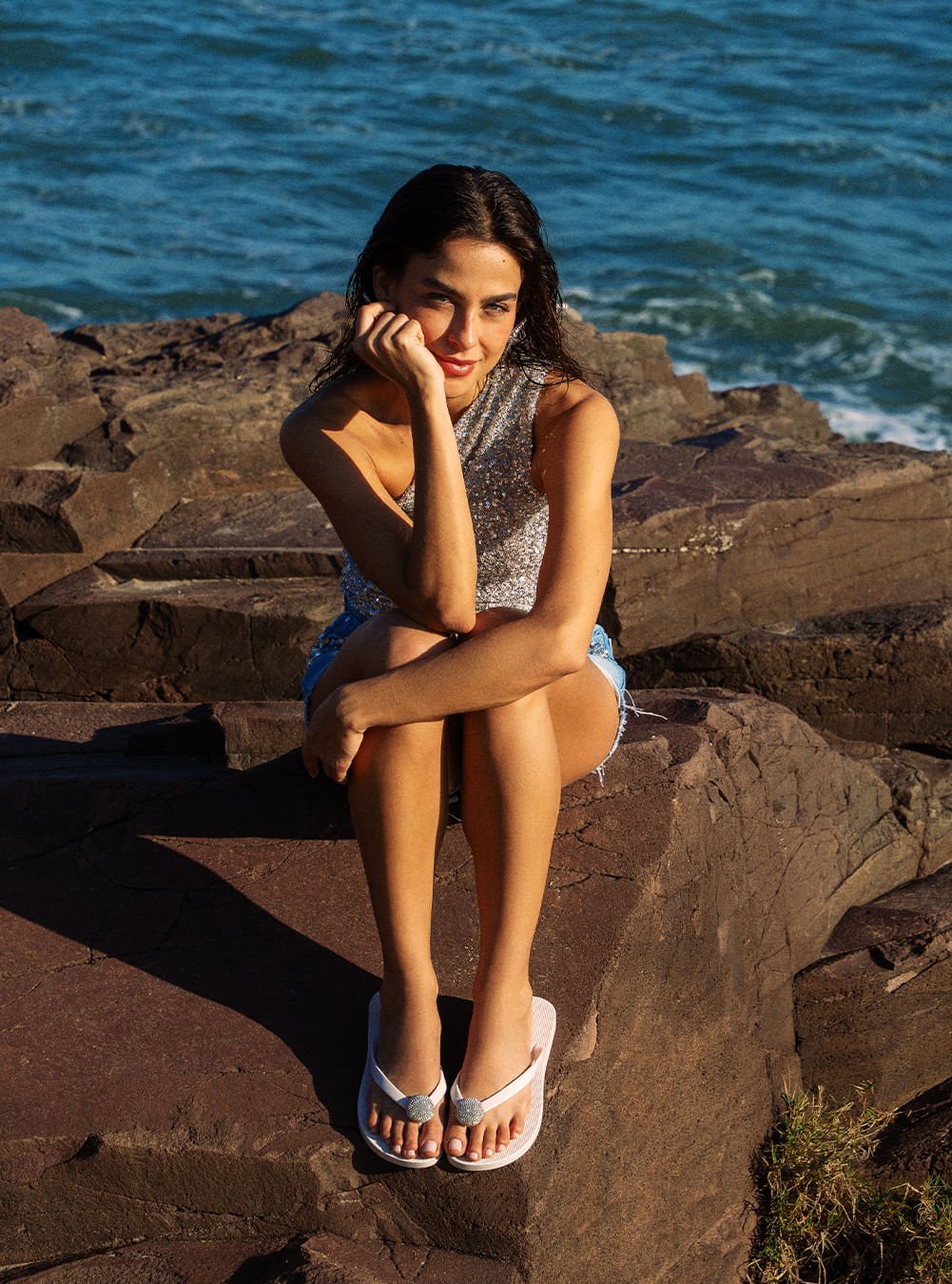 Chinelo Petite Jolie Fresh White PJ7677 Branco 2