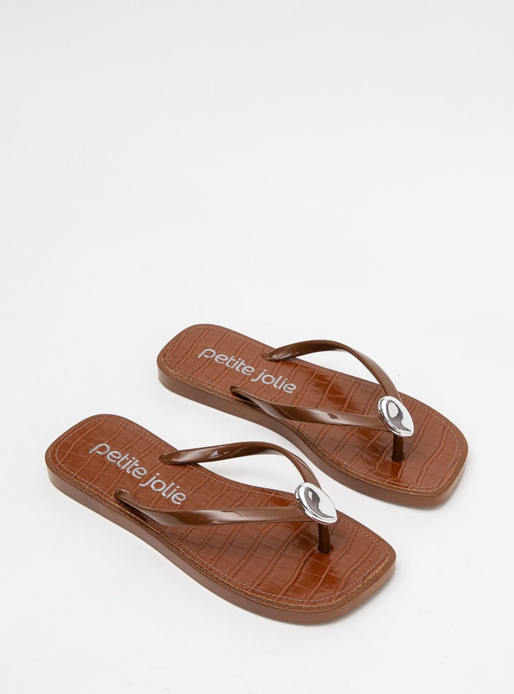 Chinelo Petite Jolie Refresh Chocolate PJ7679 Marrom 2