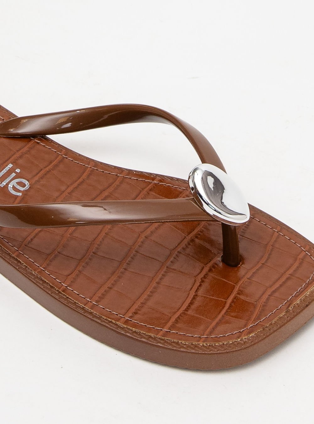 Chinelo Petite Jolie Refresh Chocolate PJ7679 Marrom 4