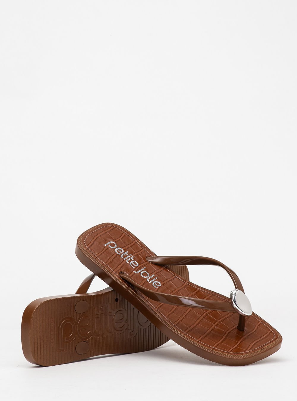 Chinelo Petite Jolie Refresh Chocolate PJ7679 Marrom 5