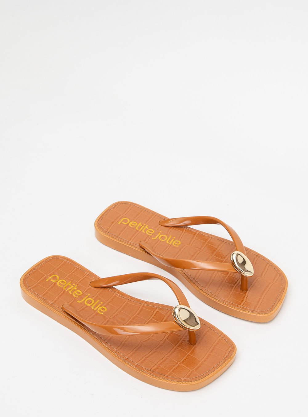 Chinelo Petite Jolie Refresh Doce De Leite PJ7679 Caramelo 2