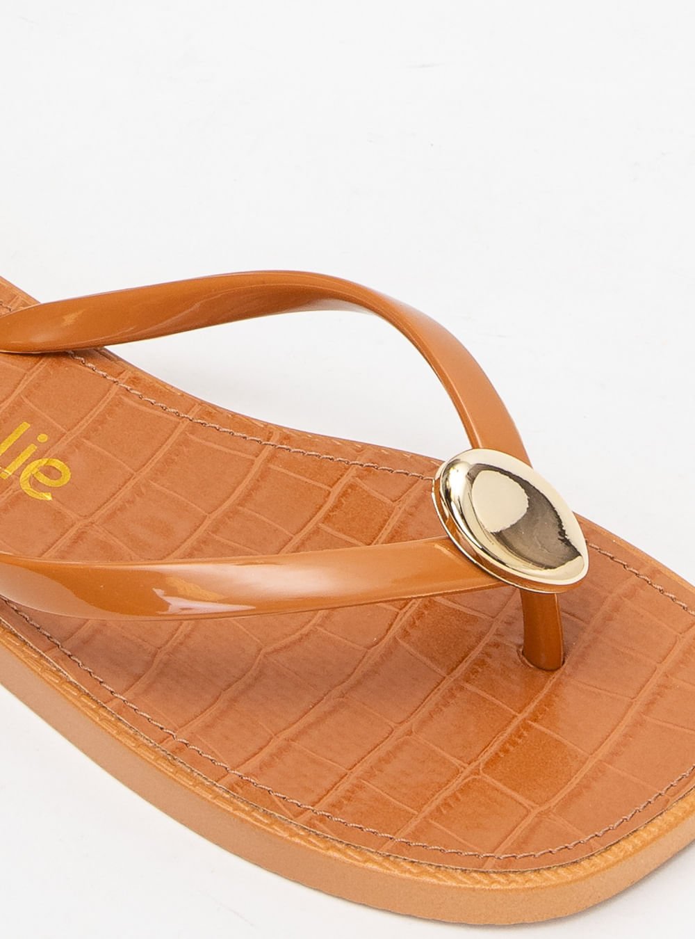 Chinelo Petite Jolie Refresh Doce De Leite PJ7679 Caramelo 4