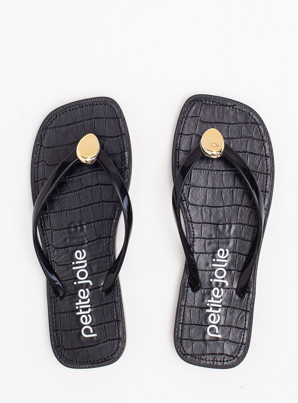 Chinelo Petite Jolie Refresh Preto PJ7679