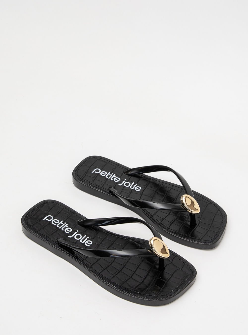 Chinelo Petite Jolie Refresh Preto PJ7679 Preto 2