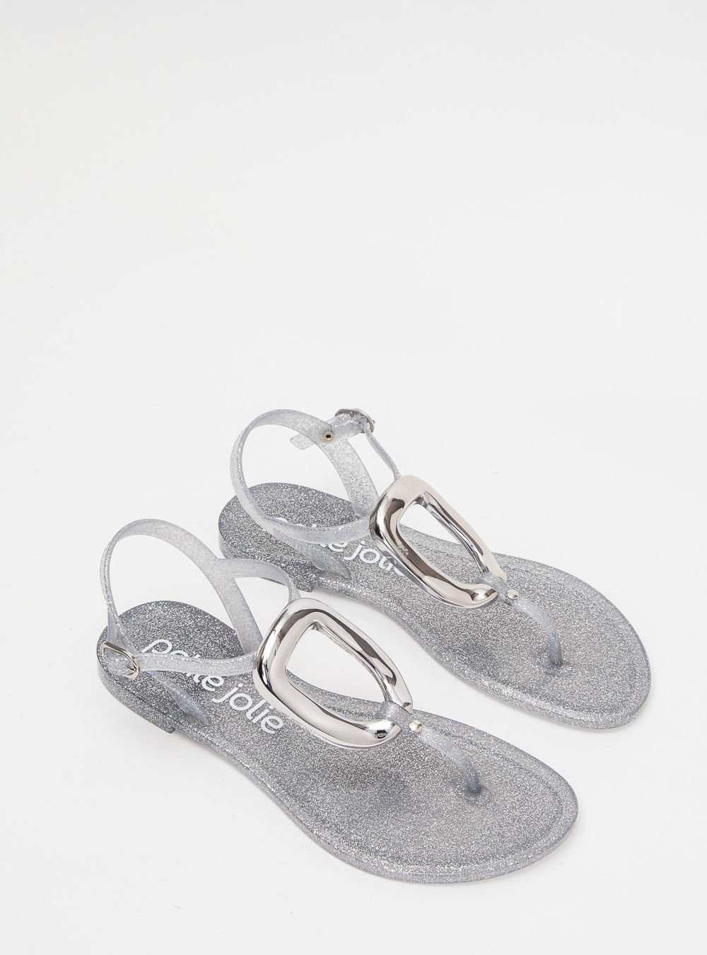 Sandália Petite Jolie Noah II Full Glitter Prata PJ7683 Prata 2