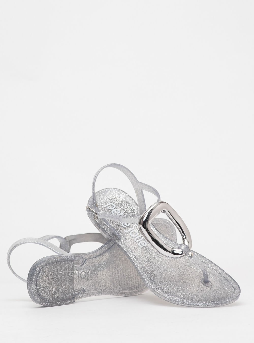 Sandália Petite Jolie Noah II Full Glitter Prata PJ7683 Prata 5