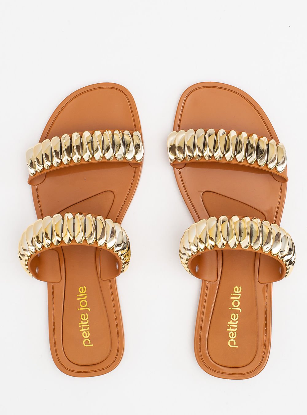 Chinelo Petite Jolie Demi Doce De Leite PJ7690 Marrom 4